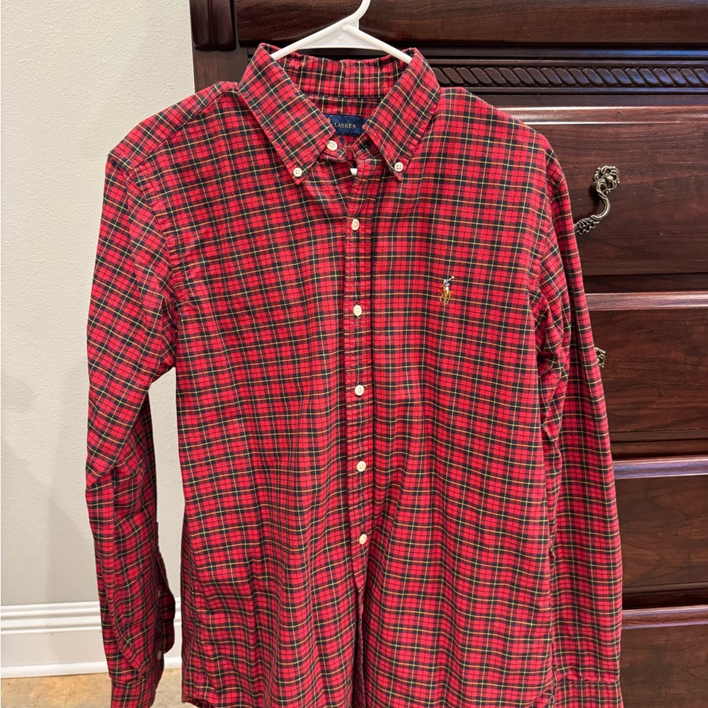 Polo by Ralph Lauren Red Plaid Button-Down Shirt